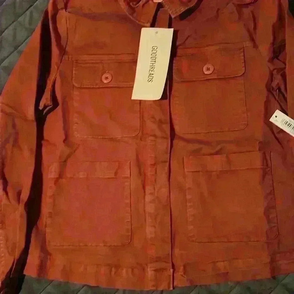 Goodthreads Women's Relaxed Chino Chore Jacket - Picture 5 of 6